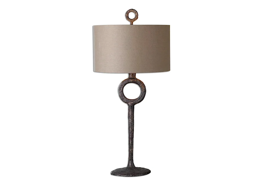 Table Lamps Ferro Cast Iron Table Lamp by Uttermost at Esprit Decor Home Furnishings